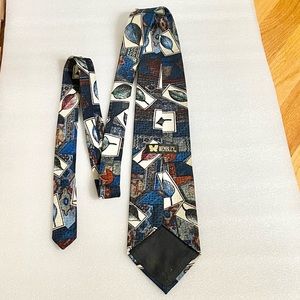 Wembley Leaves neck tie